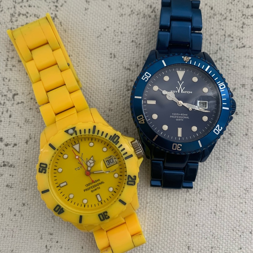 ToyWatch Monochrome Yellow Watch